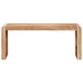 vidaXL Lavička 110x38x46 cm akáciový masív