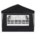 vidaXL Prístrešok na párty 575 x 288 x 245 cm Antracit