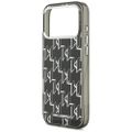 Karl Lagerfeld IML KL Monogram MagSafe puzdro pre iPhone 17 Pro Max čierne