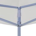 vidaXL Strecha na párty stan 2x2 m, biela 270 g/m²