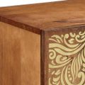 vidaXL Servírovacia skriňa Hnedá 90 x 33 x 75 cm Masívne mango drevo