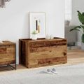vidaXL Lavica do predsiene 80x40x45 cm Old Wood Engineered Wood