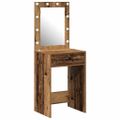 vidaXL Toaletný stolík Staré drevo 50 x 41 x 135 cm Kompozitné drevo