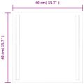 vidaXL LED kúpeľňové zrkadlo 40x40 cm