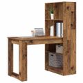 vidaXL Stôl Staré drevo Kompozitné drevo 122 x 67 x 145 cm