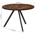 vidaXL Jedálenský stôl 110x75 cm recyklované masívne drevo