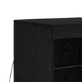 vidaXL LED komoda Čierny dub 41 x 37 x 67 cm Kompozitné drevo