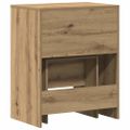 vidaXL Toaletný stolík 2 ks dub artisan 60 x 40 x 75 cm