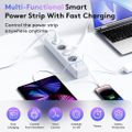 IMMAX NEO LITE SMART chytrý prodlužovací přívod/ 4x FR zásuvka/ 1x USB/ 2x USB-C/ Power delivery/ Wi-Fi/ bílý/ TUYA Kabel, prodlužovací, napájecí, pro chytrý dum, 4× zásuvka (typ FR), Power delivery, 1× USB, 2× USB-C, Wi-Fi, 1,5m, TUYA, bílý