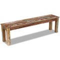 vidaXL Lavička, recyklovaný masív 160x35x46 cm