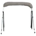 vidaXL Strieška Bimini s 3 oblúkmi a sieť. stenami 183x(185-198)x137cm