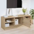 vidaXL TV stolík farby dubu sonoma 102x35,5x36,5 cm spracované drevo