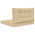 vidaXL Vankúš na vonkajšiu pohovku Polyester Béžová 80 x 80 cm