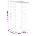 vidaXL Pergola so strechami 3 ks100x90x200 cm impregnované borovicové drevo