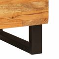 vidaXL Úložný vysoký stolík Hnedá 40 x 33 x 110 cm Masívne mango drevo