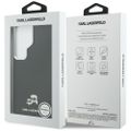 Puzdro Karl Lagerfeld Saffiano KC Metal Logo MagSafe pre Samsung Galaxy S26 Ultra čierna