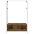 vidaXL Vešiak na oblečenie Hnedý dub 100 x 44 x 160 cm