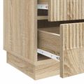 vidaXL Nočný stolík Dub sonoma 62 x 34,5 x 44,5 cm Kompozitné drevo