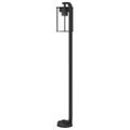 vidaXL Vonkajšia stojaca lampa čierna 100 cm nehrdzavejúca oceľ