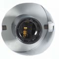 vidaXL Industriálna závesná lampa 25 W, čierna, okrúhla 19 cm E27