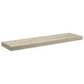 vidaXL Plávajúce nástenné police 2 ks, dubové 90x23,5x3,8 cm, MDF