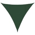 vidaXL Tieniaca plachta 160 g/m² tmavozelená 4,5x4,5x4,5 m HDPE