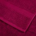 vidaXL Prémiové sprchové uteráky SOLUND 4 ks bordové 70x140cm 600 g/m2