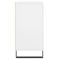 vidaXL Komoda biela 60x35x70 cm spracované drevo