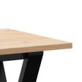 vidaXL Konferenčný stolík v tvare Y 90x40x45 cm borovica a oceľ