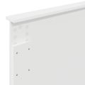 vidaXL Rám postele s čelnou doskou Biela 75 x 190 cm Kompozitné drevo