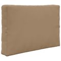 vidaXL Vankúš na vonkajšiu pohovku Polyester Sivohnedá 60 x 60 cm