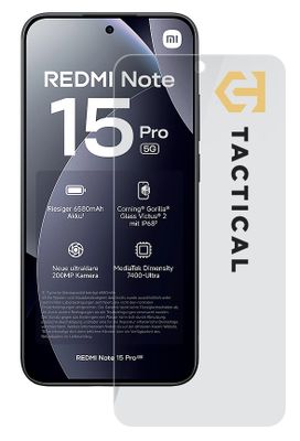 Tactical Glass Shield 2.5D sklo pre Xiaomi Redmi Note 15 Pro 5G Clear