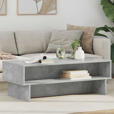 vidaXL Konferenčný stolík Betónová šedá 100 x 46 x 35 cm