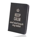 Universal case Keep Calm for tablet 9-11''(L27 x W20 cm)
