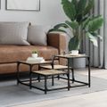 vidaXL Konferenčný stolík dub sonoma 68x68x40 cm kompozitné drevo