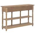 vidaXL Konzolový stolík 110x30x76 cm spracované drevo