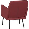 vidaXL Kreslo vínovočervené 61x78x80 cm umelá koža