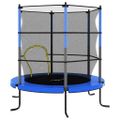 vidaXL Trampolína s bezpečnostnou sieťou okrúhla 140x160 cm modrá