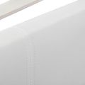 vidaXL Posteľ s matracom, biela, umelá koža 140x200 cm