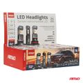 LED žiarovky hlavného svietenia Hybrid séria H1 H3 H4 H7 HB3 HB4 6000K Canbus 16 sád AMiO-04120