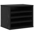 vidaXL Organizér na pult Čierny dub 36 x 26 x 29,5 cm Kompozitné drevo