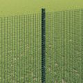 vidaXL Zvarené pletivo s podperami 10 x 1,4 m PVC potiahnutá oceľ