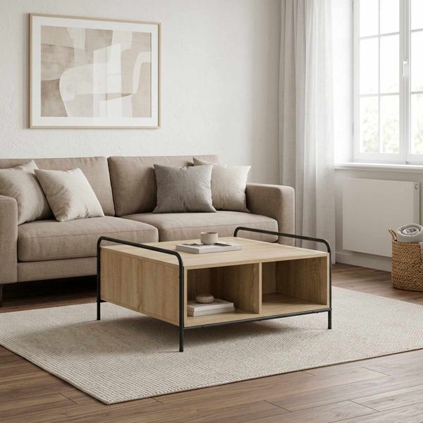 vidaXL Konferenčný stolík Dub sonoma 50 x 49 x 41 cm Kompozitné drevo