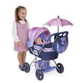 DeCuevas 85076 Skladací kočík pre bábiky so slnečníkom a taškou Magic Bubble 2024 - 60 cm