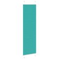 vidaXL Plisovaná roleta petrolejovo zelená 60x200 cm šírka látky 59,4 cm polyester