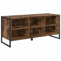 vidaXL Skriňa na topánky 100 x 35 x 44 cm Kompozitné drevo Dymová dub