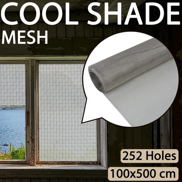 vidaXL Sieť proti hmyzu, nehrdzavejúca oceľ 100x500 cm, strieborná