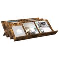vidaXL Regál na časopisy Dymová dub 90 x 53 x 28,5 cm Kompozitné drevo