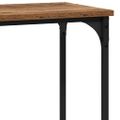 vidaXL Konzolový stôl Staré drevo 75 x 30.5 x 75 cm Kompozitné drevo