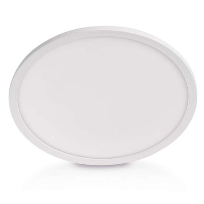 LED prisadené svietidlo FLORI okrúhle, biele, 18W, neutrálna biela